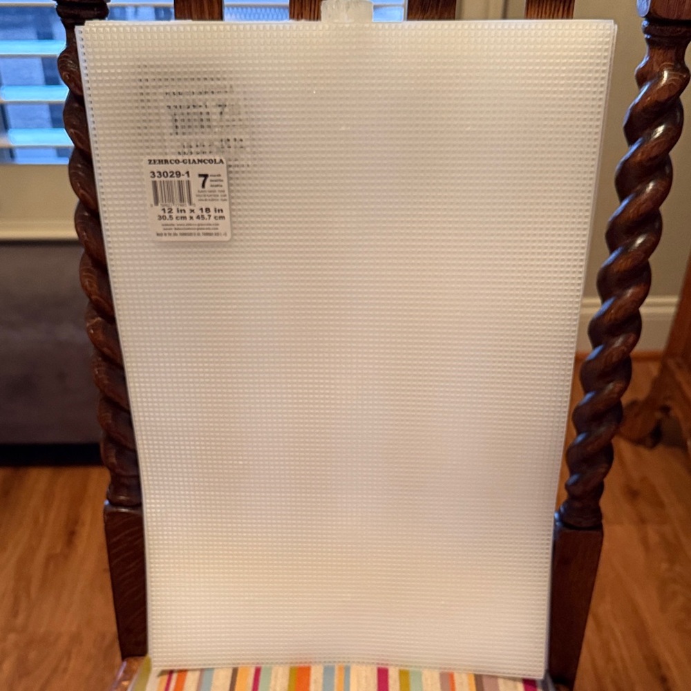 White Textured Canvas Board